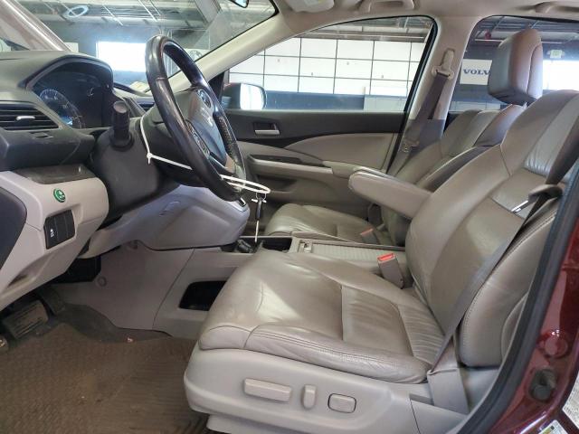 5J6RM4H74DL080762 - 2013 HONDA CR-V EXL 勃艮第红 照片 7