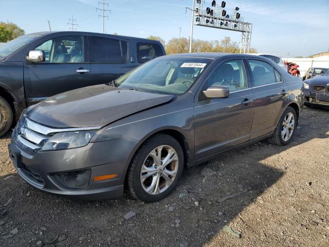 3FAHP0HG6CR311166 - 2012 FORD FUSION SE GRAY photo 1