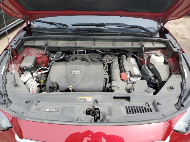 5TDHZRBH6NS570427 - 2022 TOYOTA HIGHLANDER XLE RED photo 12