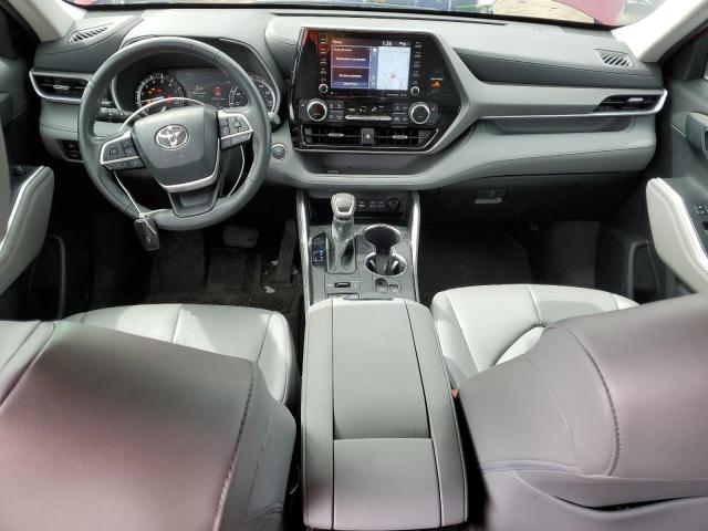 5TDHZRBH6NS570427 - 2022 TOYOTA HIGHLANDER XLE RED photo 8