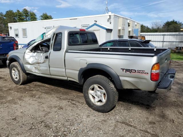 5TEWN72NX4Z363960 - 2004 TOYOTA TACOMA XTRACAB SILVER photo 2