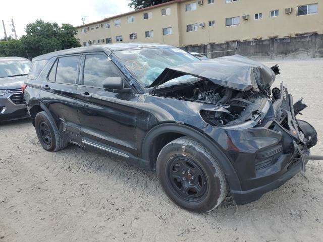 1FM5K8AB3MGB46495 - 2021 FORD EXPLORER POLICE INTERCEPTOR BLACK photo 4