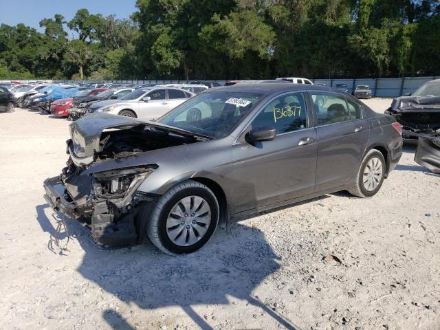 1HGCP2F32CA003651 - 2012 HONDA ACCORD LX GRAY photo 1