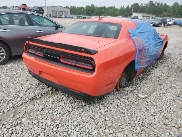 2C3CDZFJ8MH514240 - 2021 DODGE CHALLENGER R/T SCAT PACK ORANGE photo 3