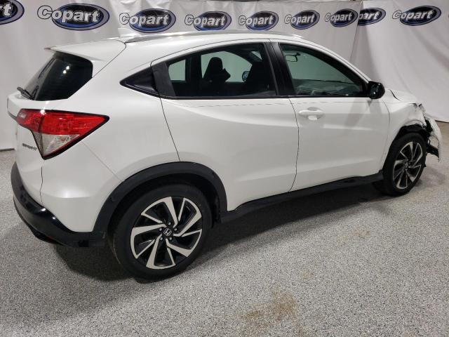 3CZRU5H14KM706176 - 2019 HONDA HR-V SPORT WHITE photo 3