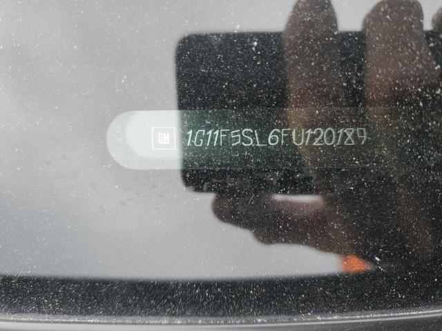 1G11F5SL6FU120189 - 2015 CHEVROLET MALIBU LTZ ვერცხლისფერი ფოტო 13