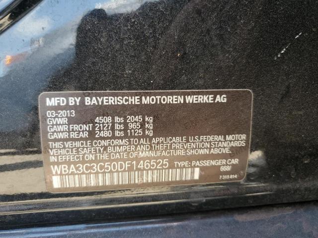 WBA3C3C50DF146525 - 2013 BMW 320 I XDRIVE BLACK photo 12