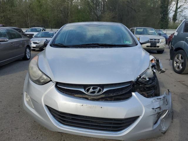 KMHDH4AE0CU317992 - 2012 HYUNDAI ELANTRA GLS SILVER photo 5