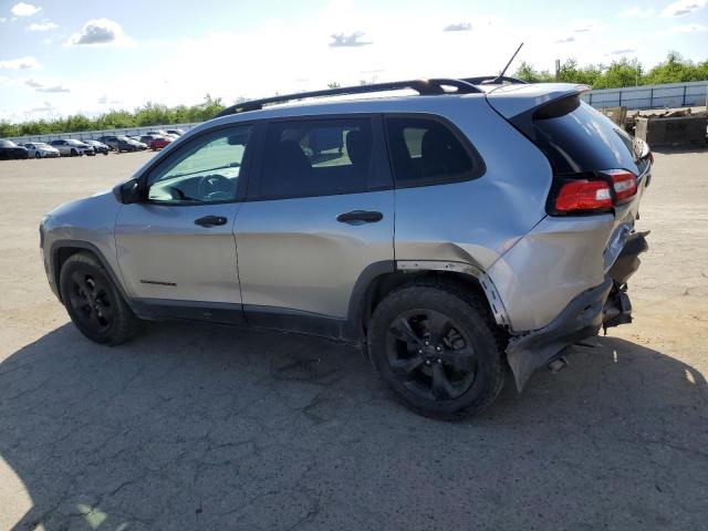 1C4PJMAS2HW665123 - 2017 JEEP CHEROKEE SPORT SILVER photo 2