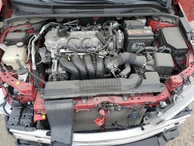 JTDEPRAE4LJ072849 - 2020 TOYOTA COROLLA LE წითელი ფოტო 11