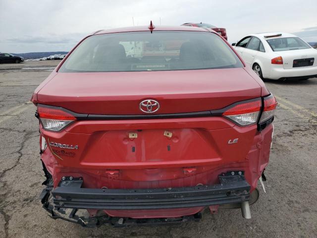JTDEPRAE4LJ072849 - 2020 TOYOTA COROLLA LE წითელი ფოტო 6