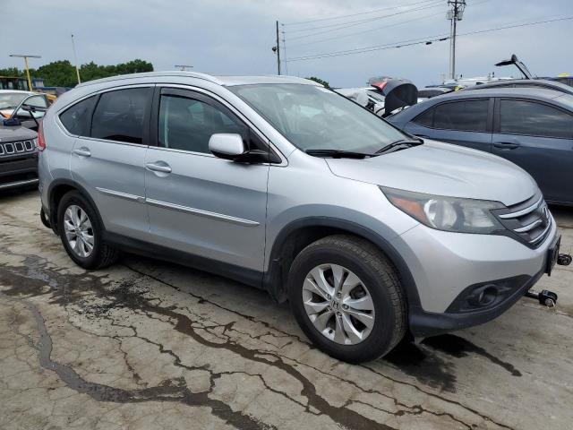 5J6RM4H70EL055522 - 2014 HONDA CR-V EXL SILVER photo 4