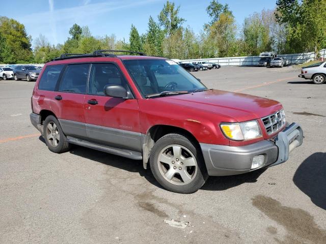 JF1SF6552XH722618 - 1999 SUBARU FORESTER S RED photo 4