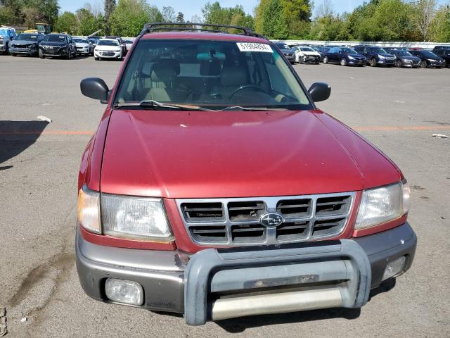 JF1SF6552XH722618 - 1999 SUBARU FORESTER S RED photo 5