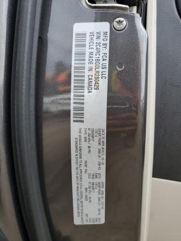 2C4RC1BG0LR280429 - 2020 CHRYSLER PACIFICA TOURING L ნაცრისფერი ფოტო 13