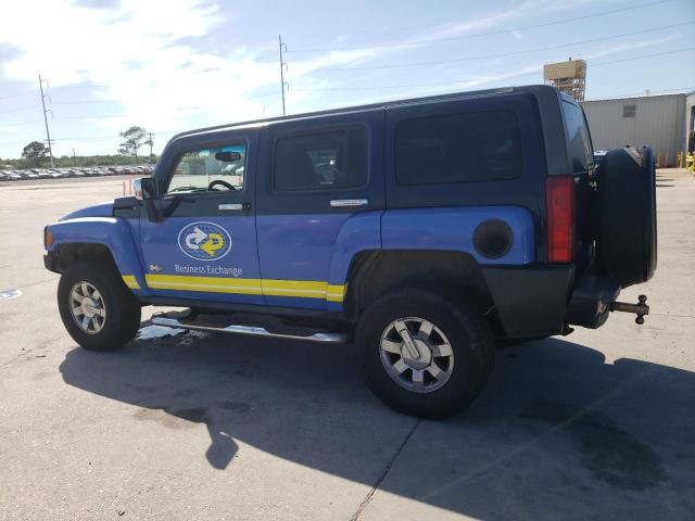 5GTEN13EX98157689 - 2009 HUMMER H3 BLUE photo 2