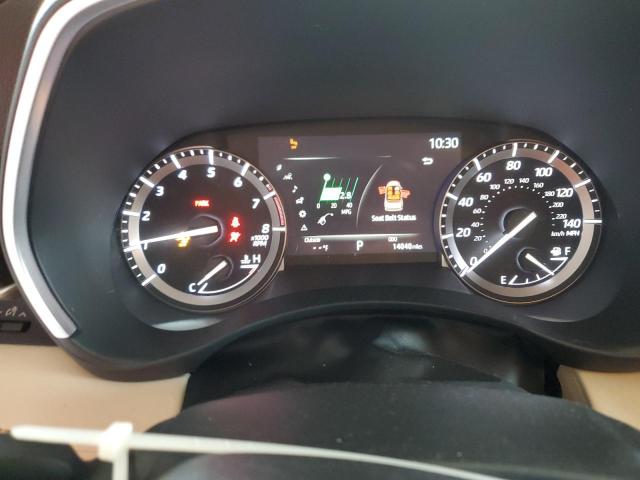 5TDGZRBH2NS233099 - 2022 TOYOTA HIGHLANDER XLE MAROON photo 9