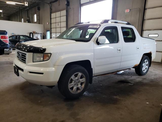 2HJYK16407H514123 - 2007 HONDA RIDGELINE RTS WHITE photo 1