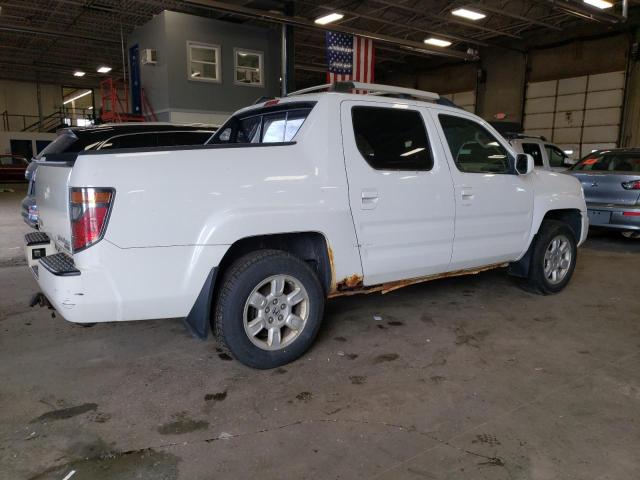 2HJYK16407H514123 - 2007 HONDA RIDGELINE RTS WHITE photo 3