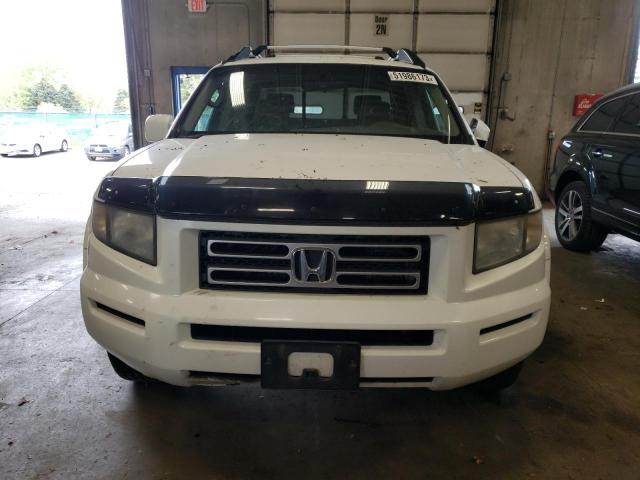 2HJYK16407H514123 - 2007 HONDA RIDGELINE RTS WHITE photo 5