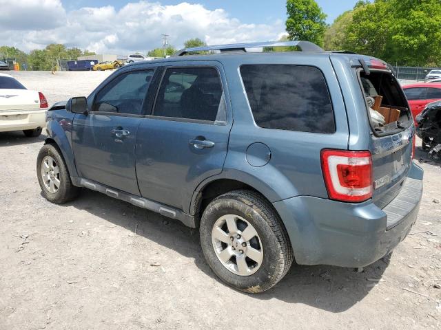 1FMCU0EG7CKA92249 - 2012 FORD ESCAPE LIMITED BLUE photo 2