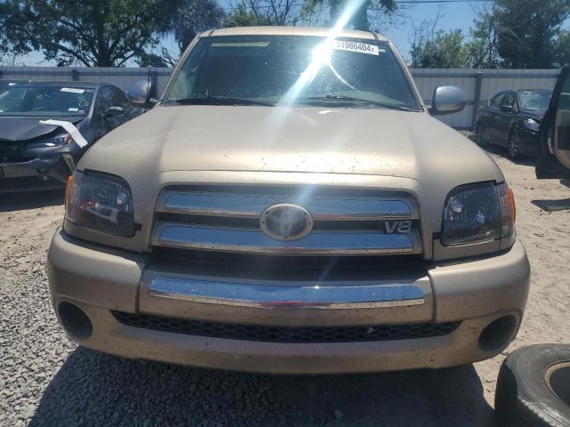 5TBRT34143S439005 - 2003 TOYOTA TUNDRA ACCESS CAB SR5 BEIGE photo 5