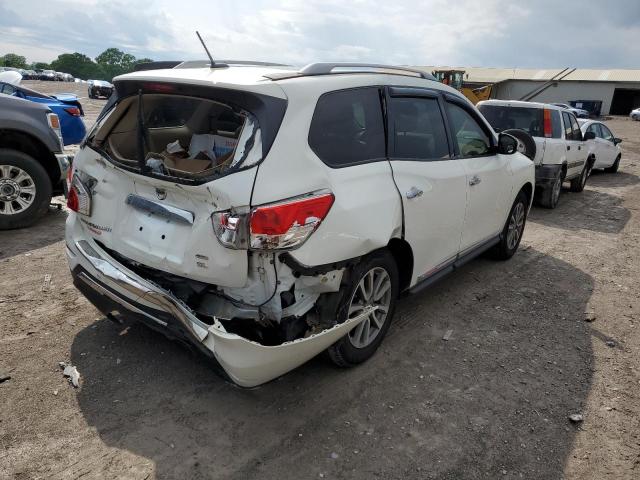 5N1AR2MM7EC711585 - 2014 NISSAN PATHFINDER S WHITE photo 3