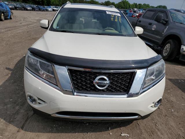 5N1AR2MM7EC711585 - 2014 NISSAN PATHFINDER S WHITE photo 5