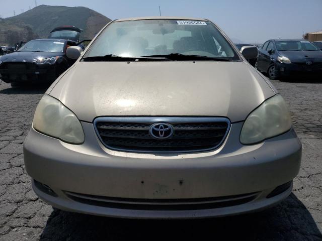 1NXBR32E85Z406855 - 2005 TOYOTA COROLLA CE GOLD photo 5