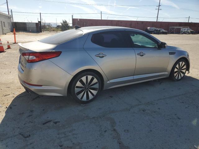 KNAGR4A66B5127580 - 2011 KIA OPTIMA SX SILVER photo 3