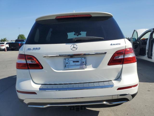 4JGDA5HB9CA084010 - 2012 MERCEDES-BENZ ML 350 4MATIC WHITE photo 6