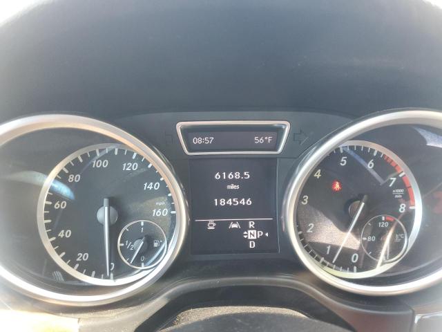 4JGDA5HB9CA084010 - 2012 MERCEDES-BENZ ML 350 4MATIC WHITE photo 9