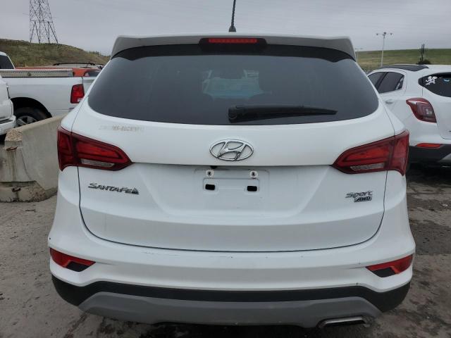 5NMZTDLBXJH094893 - 2018 HYUNDAI SANTA FE S WHITE photo 6