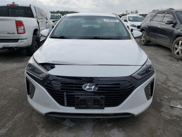 KMHC75LC8HU048955 - 2017 HYUNDAI IONIQ SEL WHITE photo 5