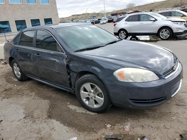 2G1WT57K291290919 - 2009 CHEVROLET IMPALA 1LT BLUE photo 4