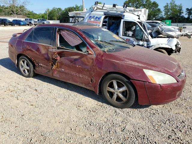 1HGCM56755A020430 - 2005 HONDA ACCORD EX RED photo 4