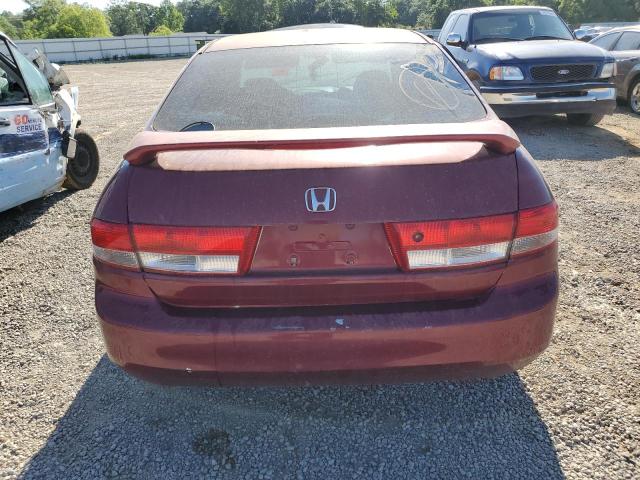 1HGCM56755A020430 - 2005 HONDA ACCORD EX RED photo 6