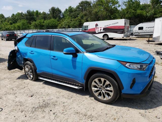 JTMA1RFV7LJ034153 - 2020 TOYOTA RAV4 XLE PREMIUM BLUE photo 4