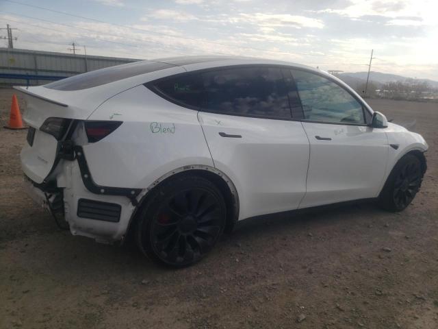 7SAYGDEF6NF343071 - 2022 TESLA MODEL Y WHITE photo 3