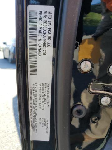 2C3CDZFJ5MH631726 - 2021 DODGE CHALLENGER R/T SCAT PACK BLACK photo 13