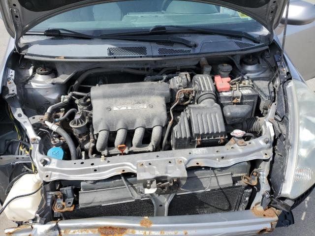 JHMGD37667S031829 - 2007 HONDA FIT S SILVER photo 11