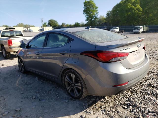 KMHDH4AHXFU455618 - 2015 HYUNDAI ELANTRA SE GRAY photo 2