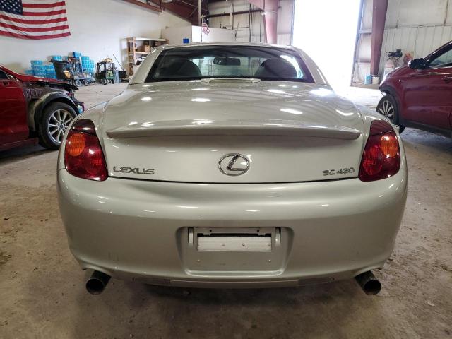 JTHFN48Y450065114 - 2005 LEXUS SC 430 BEIGE photo 6