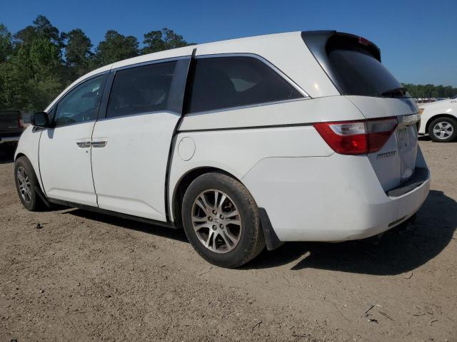 5FNRL5H62CB120957 - 2012 HONDA ODYSSEY EXL WHITE photo 2