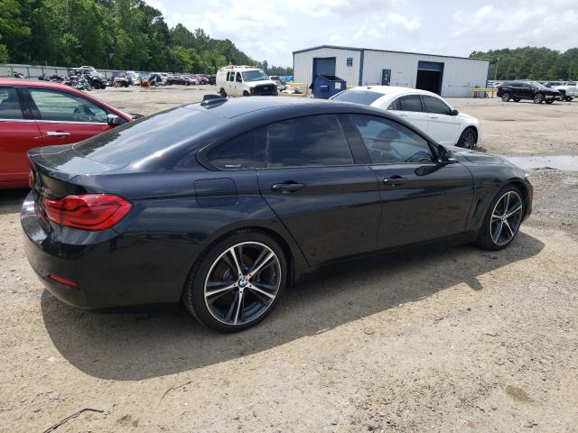 WBA4J1C59JBM10522 - 2018 BMW 430I GRAN COUPE BLACK photo 3