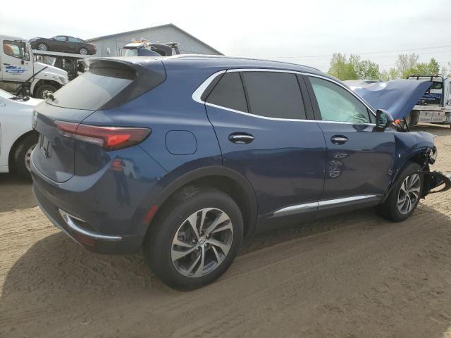 LRBFZNR43ND129481 - 2022 BUICK ENVISION ESSENCE Կապույտ լուսանկար 3