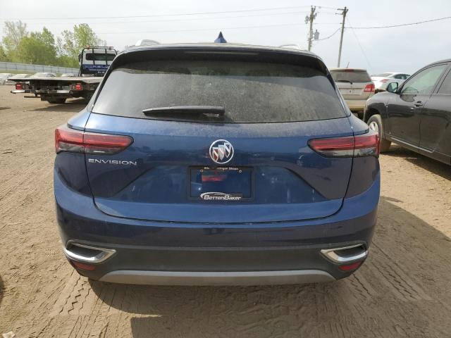 LRBFZNR43ND129481 - 2022 BUICK ENVISION ESSENCE Կապույտ լուսանկար 6
