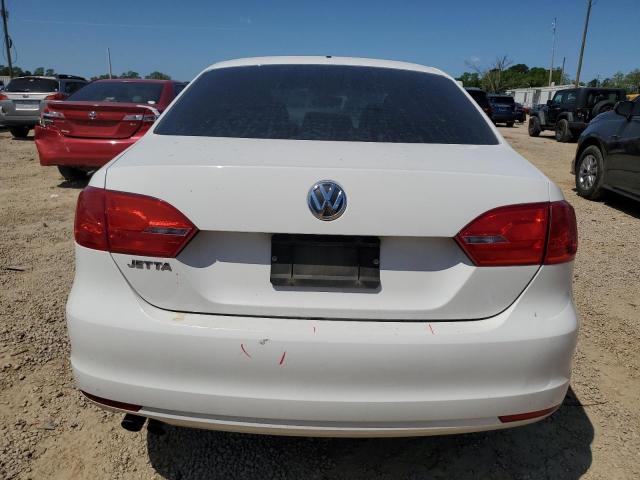 3VW2K7AJ3CM383031 - 2012 VOLKSWAGEN JETTA BASE WHITE photo 6