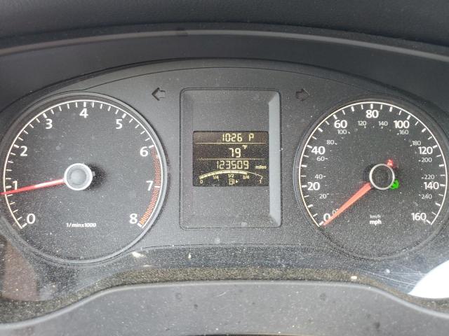 3VW2K7AJ3CM383031 - 2012 VOLKSWAGEN JETTA BASE WHITE photo 9