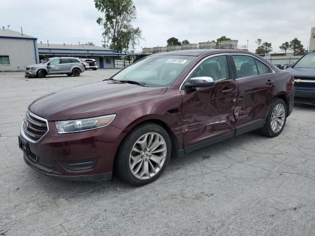 1FAHP2F8XJG128400 - 2018 FORD TAURUS LIMITED BURGUNDY photo 1